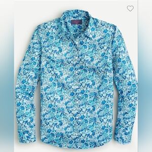 J.Crew Slim perfect shirt in Liberty Elysian Day floral